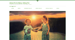 Desktop Screenshot of healthisrealwealth.com