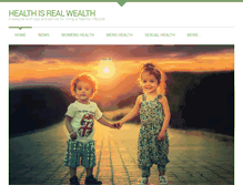 Tablet Screenshot of healthisrealwealth.com
